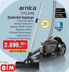 ARNİCA CYCLONE ELEKTRİKLİ SÜPÜRGE ARNİCA CYCLONE ELEKTRİKLİ SÜPÜRGE